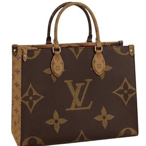 Louis Vuitton On The Go  Monogram Tote Bag MM ( LIVE SHOWING)
